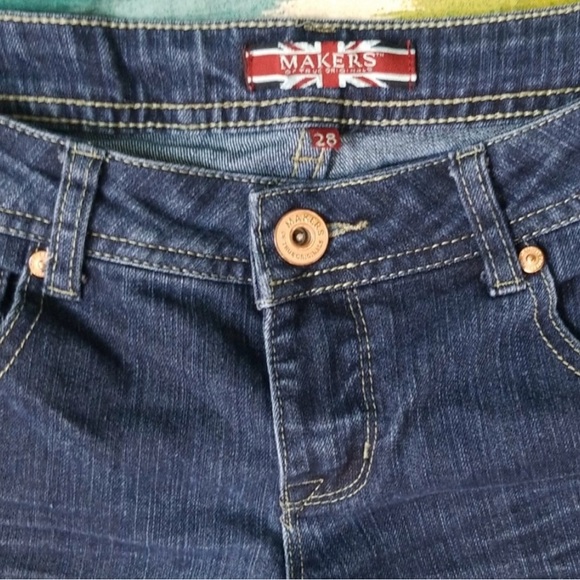 Makers of True Originals Dark Blue Skinny Jeans - Picture 4 of 5